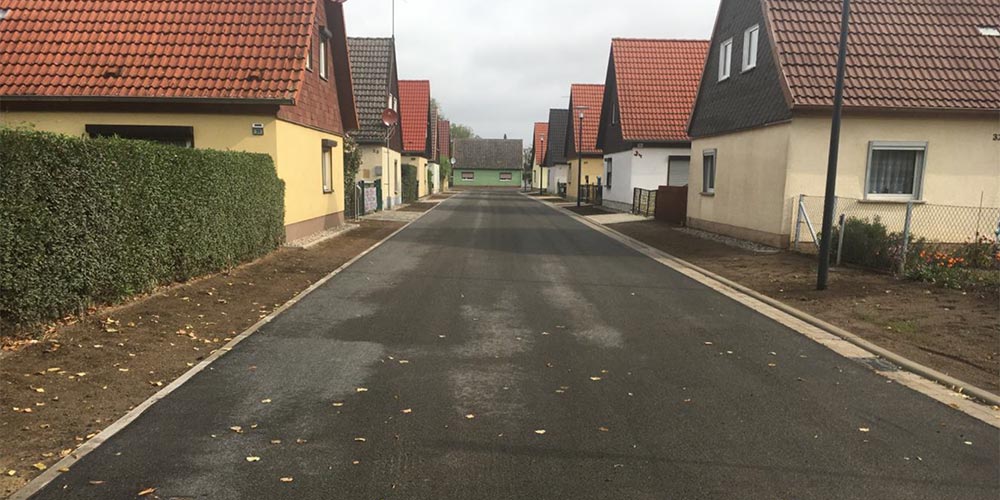 NEUBAU EINER ANWOHNERSTRASSE IN PRENZLAU